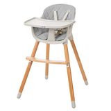 Roba 2in1 kinderstoel Style Up Wood - Gris
