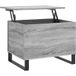 Sonoma Table Basse Gris 60x44,5x45 cm Bois d'ingénierie