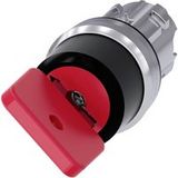 Siemens 3SU10504FF010AA0 3SU1050-4FF01-0AA0 Interrupteur à clé marche/arrêt 1 x 90 ° IP66, IP67, IP69/IP69K 1 pièce(s)
