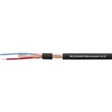 HELU 400038 Câble microphone UNITRONIC® MICROPHONE 2 x 0.22 mm² + 2 x 0.22 mm² Noir par mètre