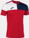 Joma T-shirt Crew Rouge-Bleu marine-Blanc, 3XL