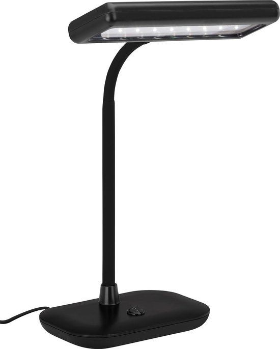 Briloner Leuchten DAYLIGHT LED Bureaulamp - Zwart - Kantelbaar - 7.5W