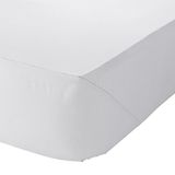 Catherine Lansfield Percale Hoeslaken, 160 x 200 cm, wit
