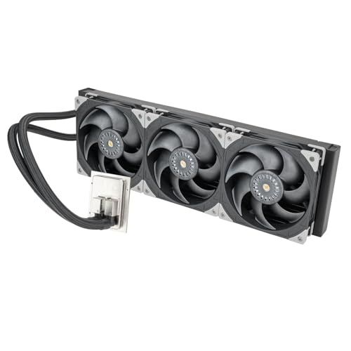 SilverStone XE420 SST-XE420 Refroidisseur liquide tout-en-un haute performance avec radiateur de 420 mm et trois ventilateurs pour serveur à processeur unique