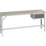 BOTT Werkbank met onderframe achteraan - Multiplex - 1 ladekast - 2 m