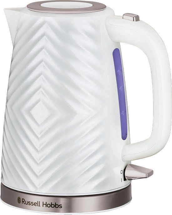 Russell Hobbs Groove Waterkoker - Wit - 1.7L - 2400W