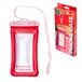 Fisura Waterdichte telefoonhoes, originele "Better Late", rood en roze
