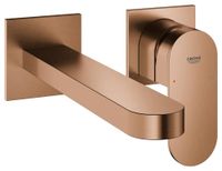 Grohe Plus Wandmontage Wastafelmengkraan, 203 mm, Warm Sunset