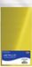 Merkloos Tafellaken/tafelkleed metallic goud - 137 x 274 cm - Kunststof