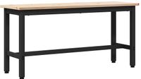 vidaXL Eetbank Naturel 100 x 32,5 x 49 cm Massief Grenenhout