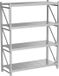 Povag Stellingkast - Magazijnstelling - 200x150x60 cm - 150 kg per legniveau - Gegalvaniseerd staal - 4 legniveaus