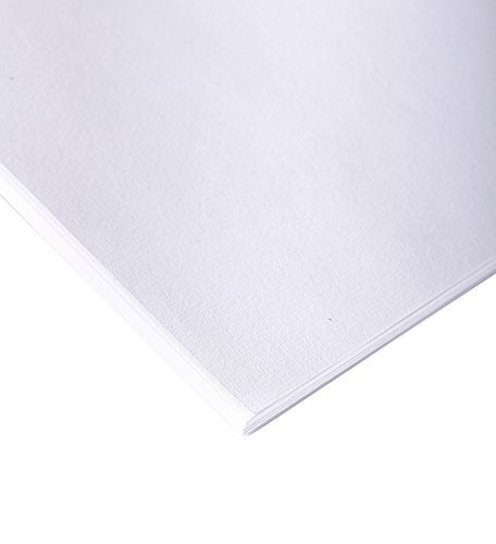 Clairefontaine 37280C schetspapier (120 g, DIN A2, 42 x 59,4 cm, 25 vellen, ideaal voor kunstenaars of school), wit