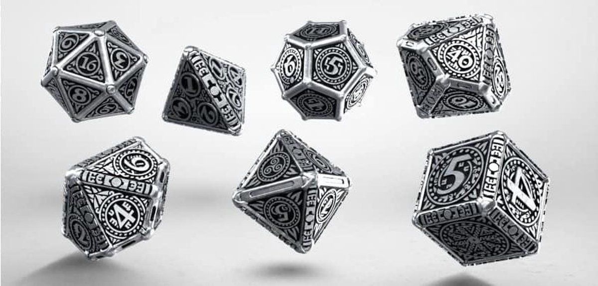 Q Workshop Metal Svetovid Polydice Set - Silver