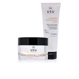 K-Beauty USU Cosmetics K-Beauty Day Routine Pack - GentleExfoliating Foaming Cleanser + Universal Cream
