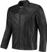Rusty Stitches Cooper Motorfiets lederen jas - Zwart - 4XL