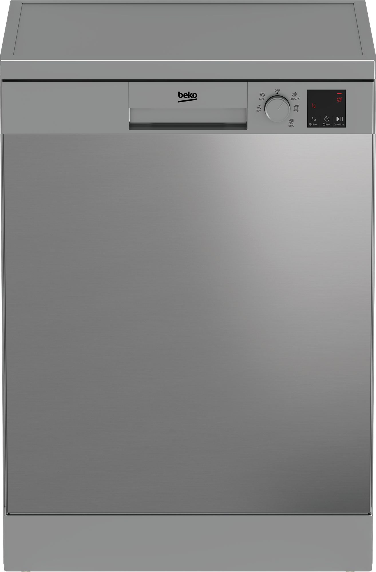Beko DVN05320X - Vrijstaande vaatwasser - 13 couverts - RVS