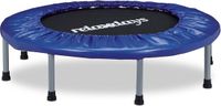 Merkloos Relaxdays Fitness trampoline - Ø 95 cm - opvouwbaar - blauw