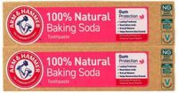 Arm &amp; Hammer Arm & Hammer Tandpasta 100% Natural Gum Protection - 2 x 75 ml - Voordeelverpakking