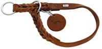 Hunter Hondenhalsband Solid Education Cognac Maat S-M