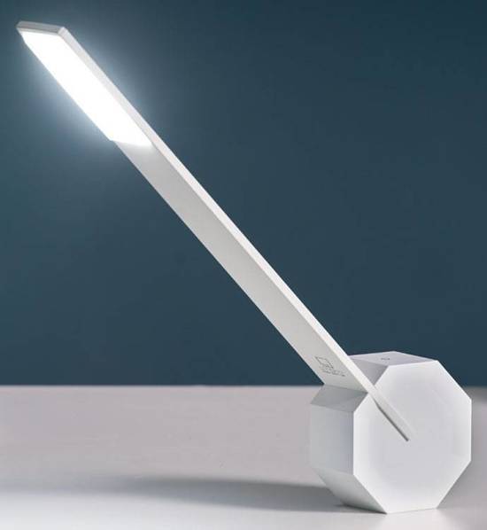 Gingko Bureaulamp Octagon One wit