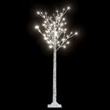 vidaXL Kerstboom wilg met 156 koudwitte LED's binnen en buiten 1,5 m