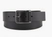 LEVI'S Alderpoint Leather Black ZWART 90 - Heren - Broekriem