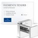 Villeroy & Boch Elements Opvallend handdoekhaakje, hoekig, wandbevestiging, chroom, 45x44x45mm