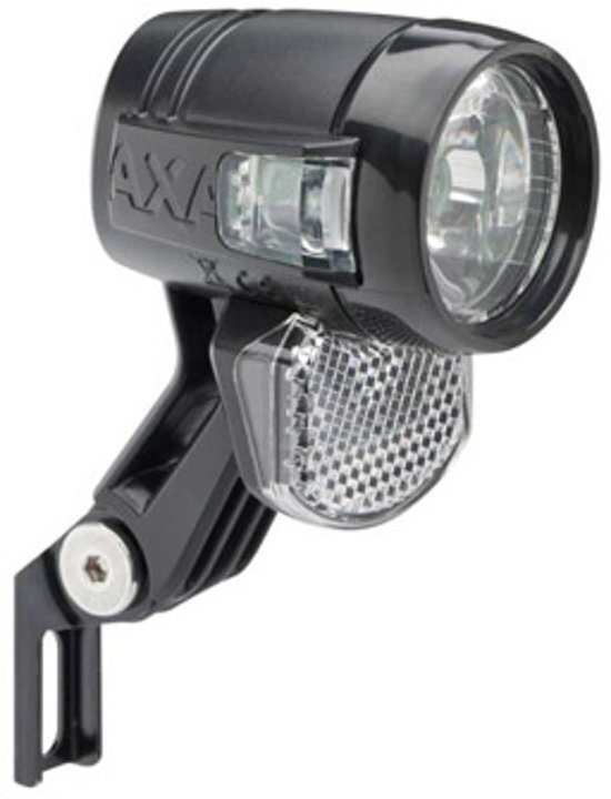 Axa Blueline Koplamp 30 LUX Switch Dynamo zwart