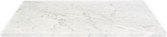 Saniclass Dia Wastafelblad - 100x46cm - Wit Marmer