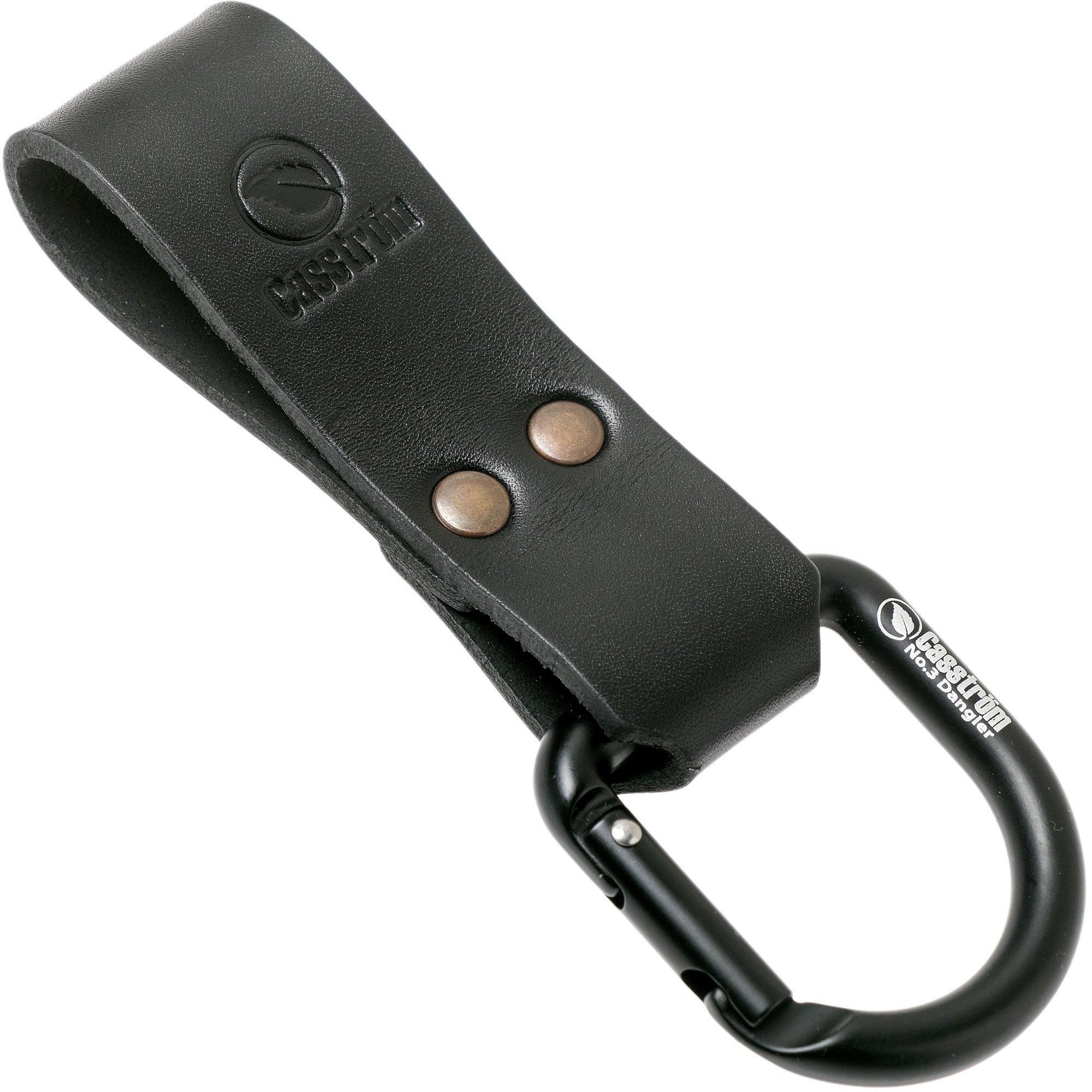 Casström Dangler & Belt Loop Black-Black - Riemlus voor messenschedes 13109