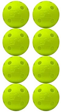 Franklin Sports Indestruct-A-Ball Plastic Baseballs - 8 Pack