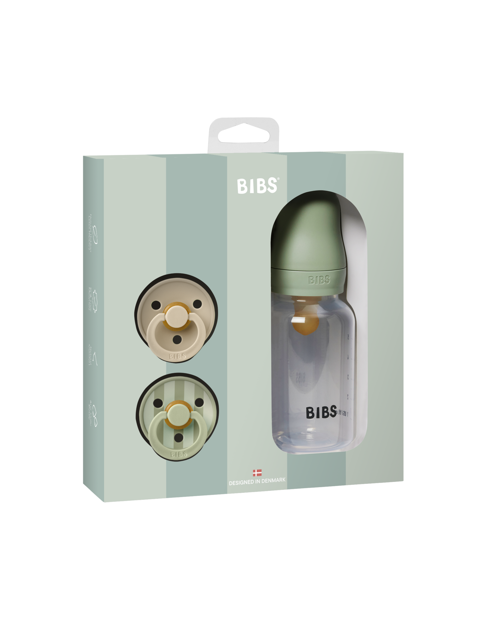 BIBS Giftset Baby Sprinkle Sage