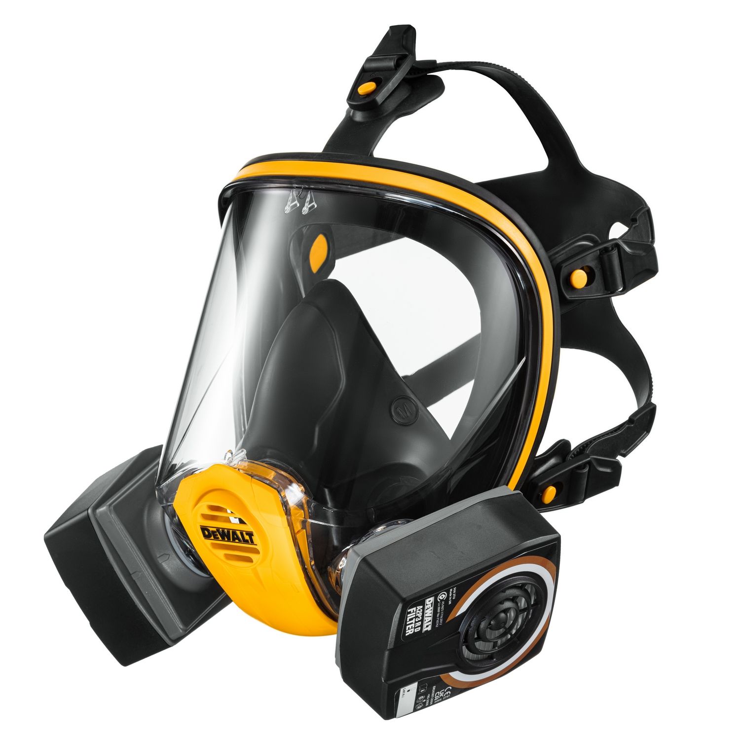 DeWalt DXIR1FFMMA2P3 Lichtgewicht Herbruikbaar Volgelaatsmasker met A2P3 filters | Maat M