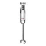 GASTROBACK Roestvrijstalen staafmixer, 1500 watt, pureerstaaf met 2 mixopzetstukken, stamper, garde, mengbeker, 20 standen & turbo, titanium gecoat 4-voudig mes, vaatwasmachinebestendig