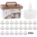 Bougies chauffe-plat LED - Boîte de 432 pièces avec batterie ET minuterie incluses
