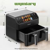 XXL Airfryer - 9 Litres - Double panier - 2000W