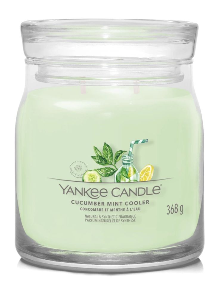 Yankee Candle Cucumber Mint Cooler Cylinder Candle