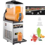 VEVOR Machine à slush commerciale, machine à slush Margarita de 15L, machine à slush congelée en acier inoxydable de 500W, température de slush de -16°F à 32°F Machine à slush glacée commerciale, parfait pour les restaurants, cafés, bars