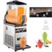VEVOR Machine à slush commerciale, machine à slush Margarita de 15L, machine à slush congelée en acier inoxydable de 500W, température de slush de -16°F à 32°F Machine à slush glacée commerciale, parfait pour les restaurants, cafés, bars
