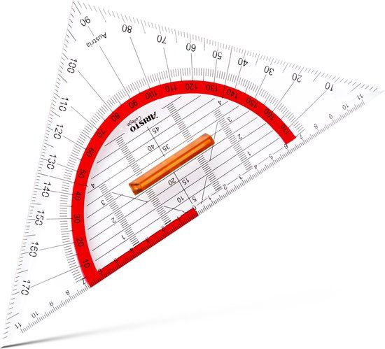 Aristo Geodriehoek GEOCollege 22 cm Transparant