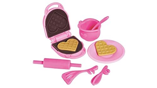 simba Evi Love Waffle, pop bakt wafels met wafelijzer, minipop 12 cm, vanaf 3 jaar