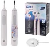 Oral-B Pro Family Pack: Pro 3 3000 White & Junior Frozen - Electric Toothbrush Duo