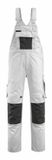 Mascot Unique Amerikaanse overall met kniezakken 12169-442 - wit/donkerantraciet - C52