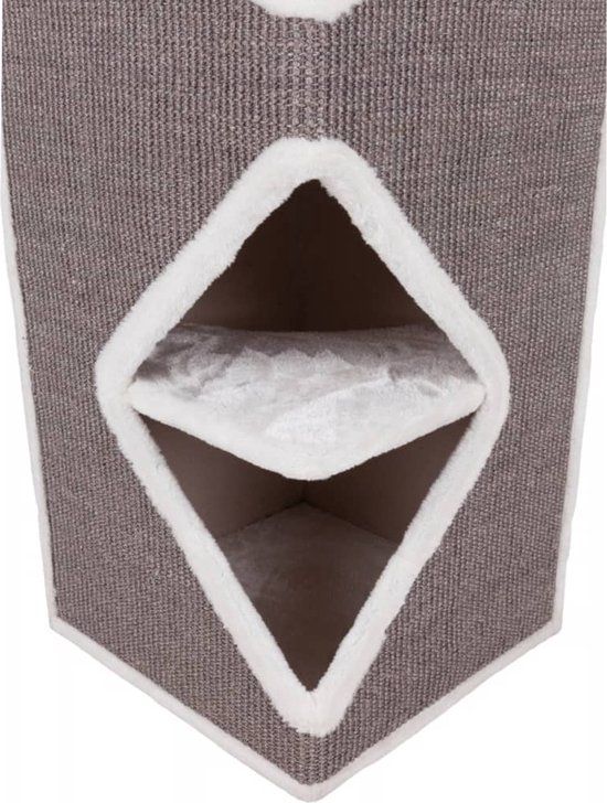 Trixie Cat Tower Arma - Grey/White - 54 x 54 x 98 cm