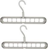 Home Deco factory Cintre peu encombrant - 2x - plastique - 30 cm