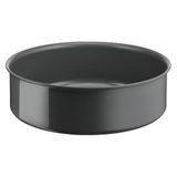 Lagostina Ingenio Vivissima keramische pan met afneembare handgreep, 100% gerecycled aluminium met thermische signaaltechnologie voor alle warmtebronnen, inclusief inductie