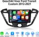 Junsun Android 15 Autoradio Geschikt Voor Ford Transit Custom 2012-2021 - Draadloze CarPlay & Andriod Auto - GPS Navigatiesystem - Bluetooth - 9 Inch TouchScreen - WiFi - Stuurwielbediening - RDS - USB