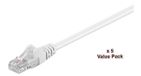 Microconnect V-UTP515WVP netwerkkabel Wit 15 m Cat5e U/UTP (UTP) Rond