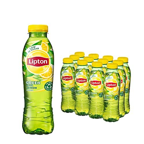 LIPTON Lemon Ice Tea Green een heerlijk verfrissende ijsthee - 12 x 500 ml