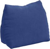 vidaXL Rugkussen Politieblauw 45 x 20 x 35 cm Corduroy stof